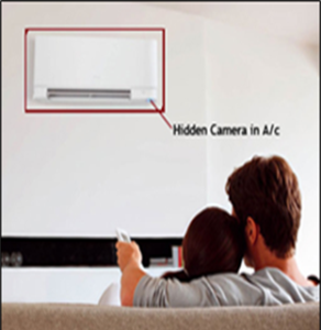 Spy Camera In Airconditioner